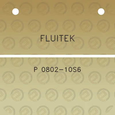 fluitek-p-0802-10s6