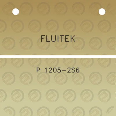 fluitek-p-1205-2s6