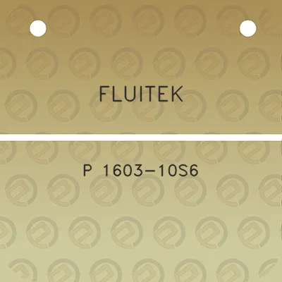 fluitek-p-1603-10s6