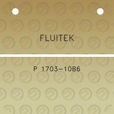 fluitek-p-1703-10b6