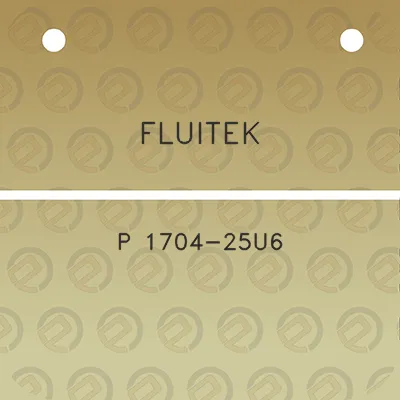 fluitek-p-1704-25u6