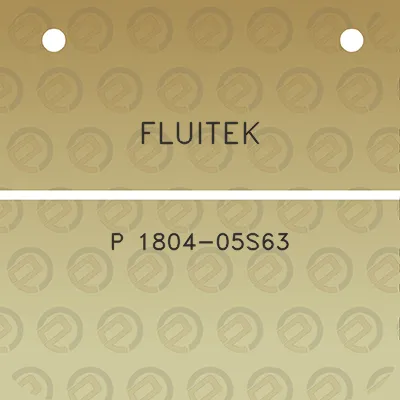 fluitek-p-1804-05s63