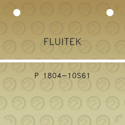 fluitek-p-1804-10s61