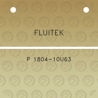 fluitek-p-1804-10u63