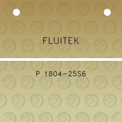 fluitek-p-1804-25s6