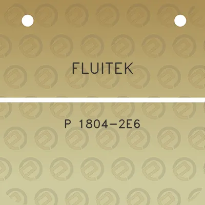 fluitek-p-1804-2e6