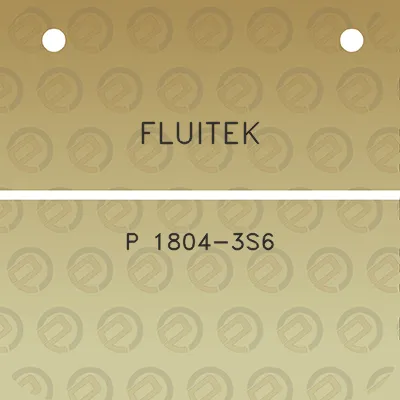 fluitek-p-1804-3s6