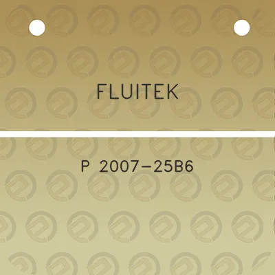 fluitek-p-2007-25b6