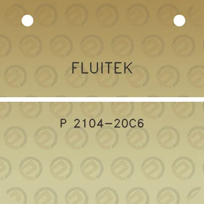 fluitek-p-2104-20c6