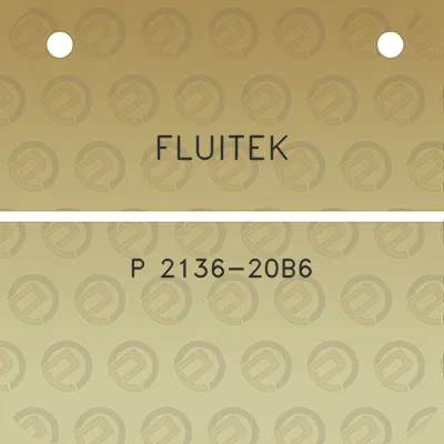 fluitek-p-2136-20b6