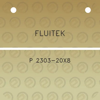 fluitek-p-2303-20x8