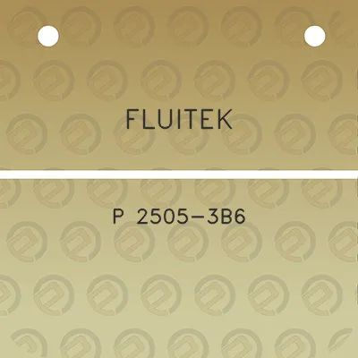 fluitek-p-2505-3b6