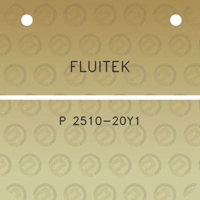 fluitek-p-2510-20y1