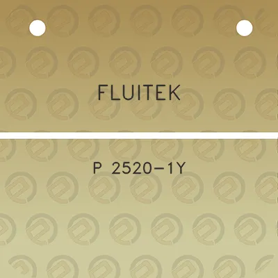 fluitek-p-2520-1y