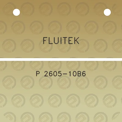 fluitek-p-2605-10b6