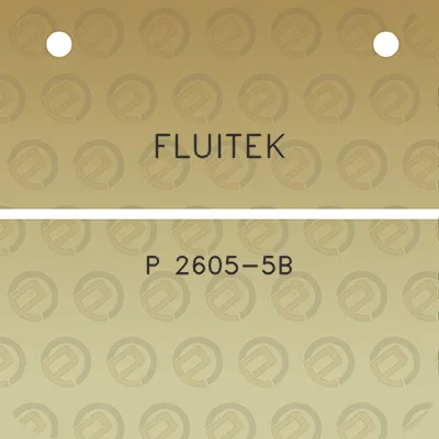 fluitek-p-2605-5b