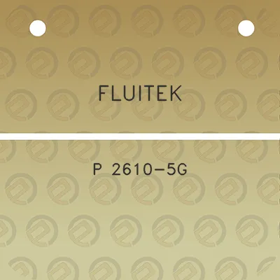 fluitek-p-2610-5g