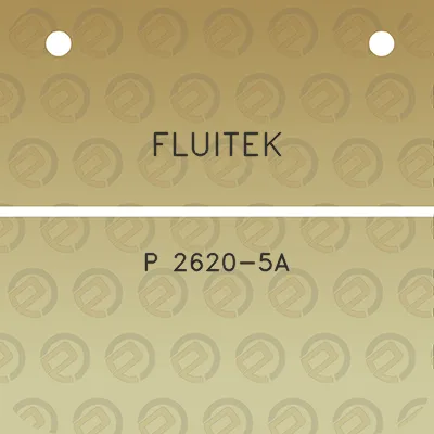 fluitek-p-2620-5a