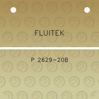 fluitek-p-2629-20b