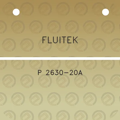 fluitek-p-2630-20a