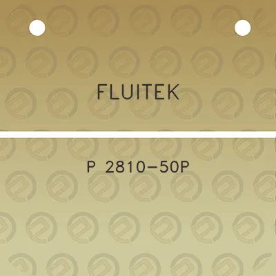 fluitek-p-2810-50p