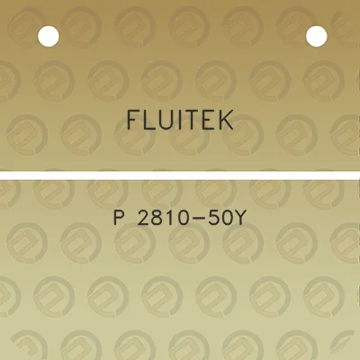 fluitek-p-2810-50y