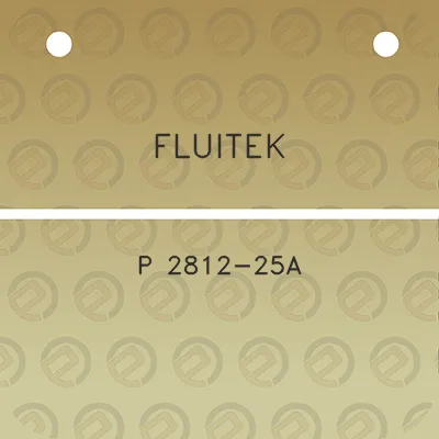 fluitek-p-2812-25a