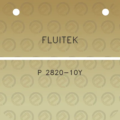 fluitek-p-2820-10y