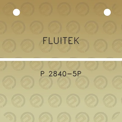 fluitek-p-2840-5p