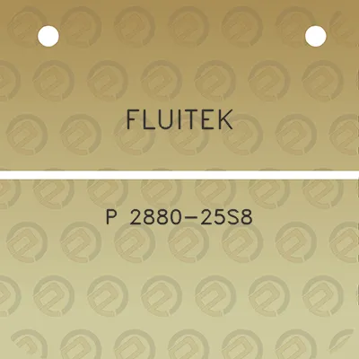 fluitek-p-2880-25s8