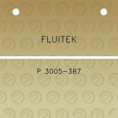 fluitek-p-3005-3b7