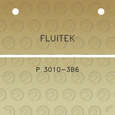 fluitek-p-3010-3b6