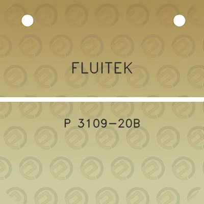 fluitek-p-3109-20b