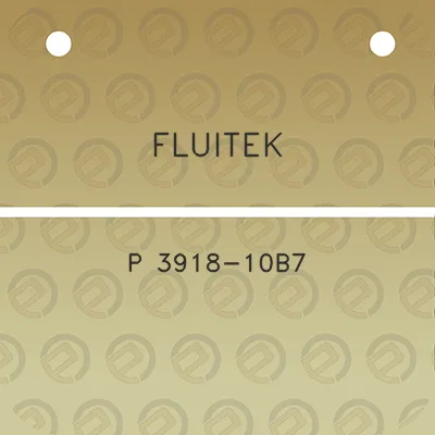 fluitek-p-3918-10b7