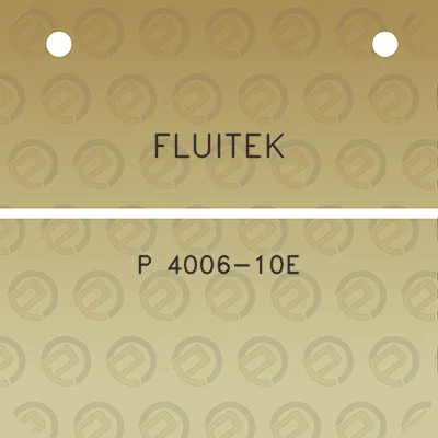 fluitek-p-4006-10e