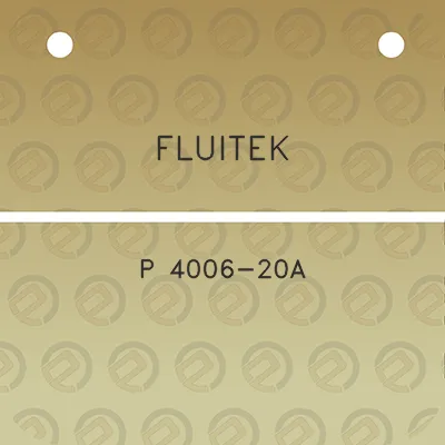 fluitek-p-4006-20a