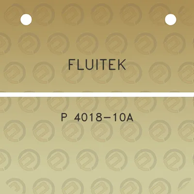 fluitek-p-4018-10a