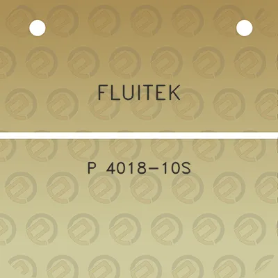 fluitek-p-4018-10s