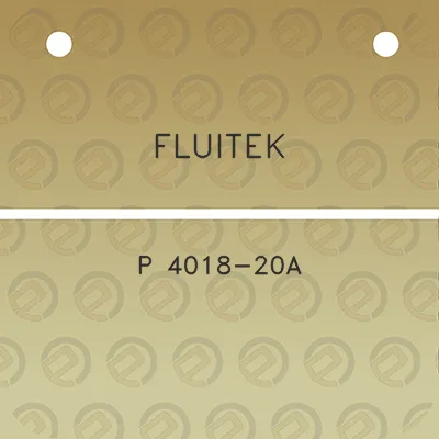 fluitek-p-4018-20a