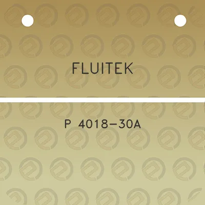 fluitek-p-4018-30a