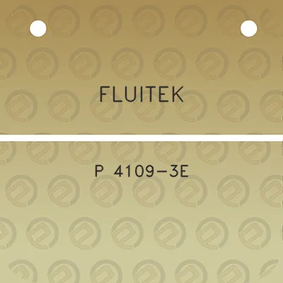 fluitek-p-4109-3e