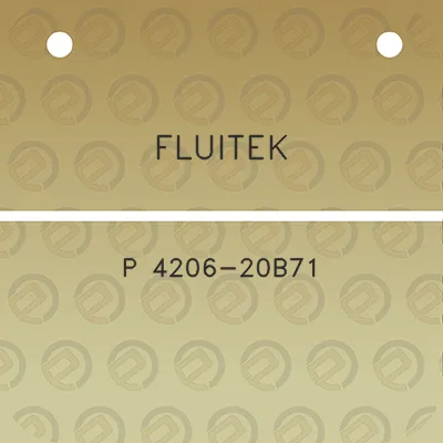 fluitek-p-4206-20b71