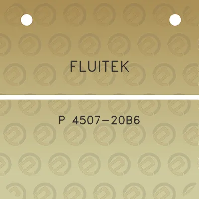 fluitek-p-4507-20b6