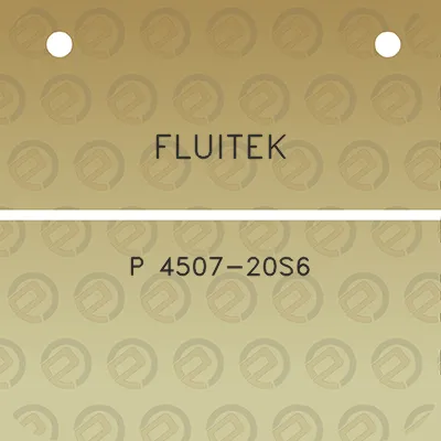 fluitek-p-4507-20s6