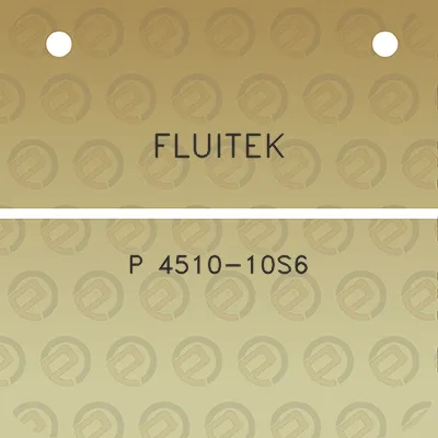 fluitek-p-4510-10s6