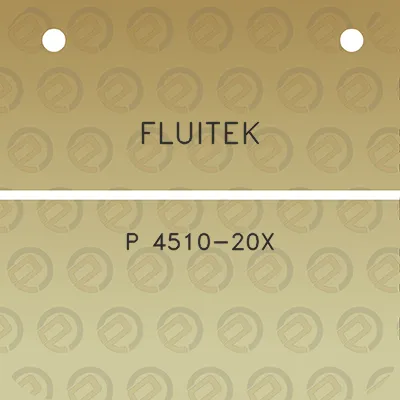 fluitek-p-4510-20x