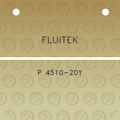 fluitek-p-4510-20y