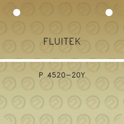 fluitek-p-4520-20y