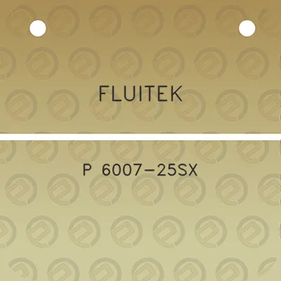 fluitek-p-6007-25sx