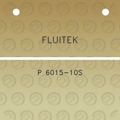 fluitek-p-6015-10s